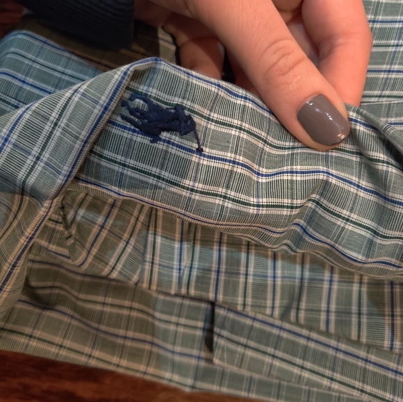 Ralph Lauren yarmouth check long sleev button down - Picture 5 of 6